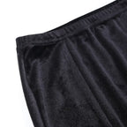 Punk High Waist Skirt With Bow Side Split Knee Length
