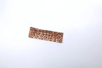 Leopard Print Mock Neck Tracksuit With Slim Capri Pants