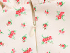Sweet Floral Waist Slim Fit Suspender Playful Chic Mini