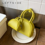 Mini PU Leather Crossbody Bag Set For Women With Short Handle Purses