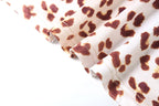 Print Mini Dress With Lace Patchwork And Curve Defining Fit
