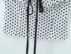 Sexy Sweet Girl Plaid Polka Dot Camis Cotton Top