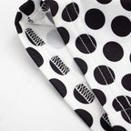 Polka Dot Halter Romper For Women Backless Sleeveless Slim Fit