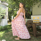 Pink Floral Summer Dress