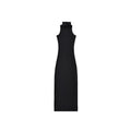 Skinny Sleeveless Dress With PVC Fabric Lightweight And Flattering