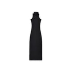 Skinny Sleeveless Dress With PVC Fabric Lightweight And Flattering
