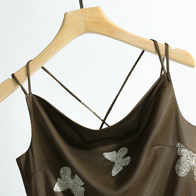 Floral Suspender Dress