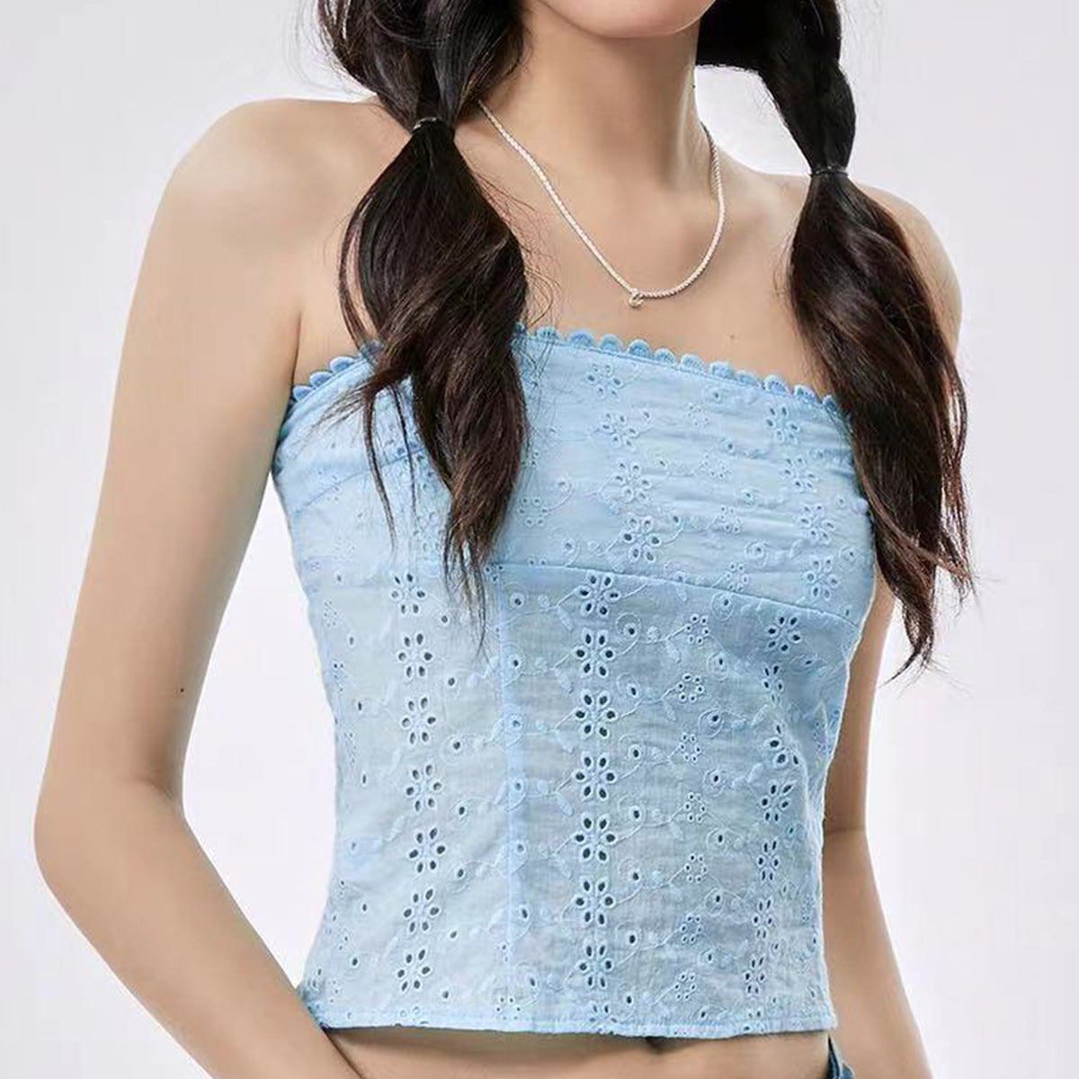 Chic Strapless Vest Top For Streetwear And All Day Comfort
