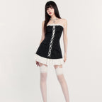 Midnight Chic Bodycon Dress In Black With Stretchy Comfort Fit