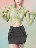 Emerald Green Long Sleeve Top