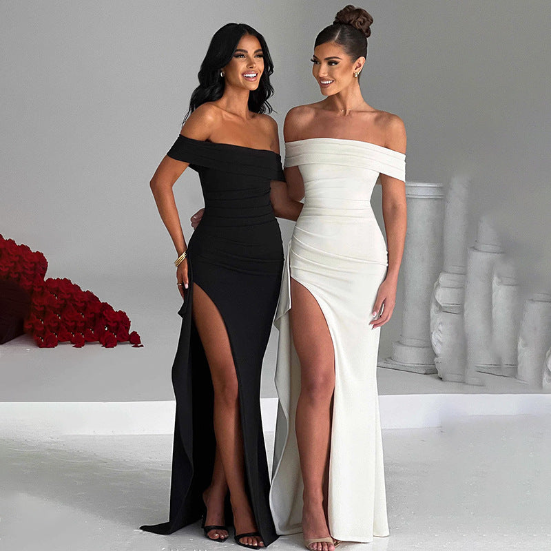 Women's Fashion Slim Sleeveless Split Dress