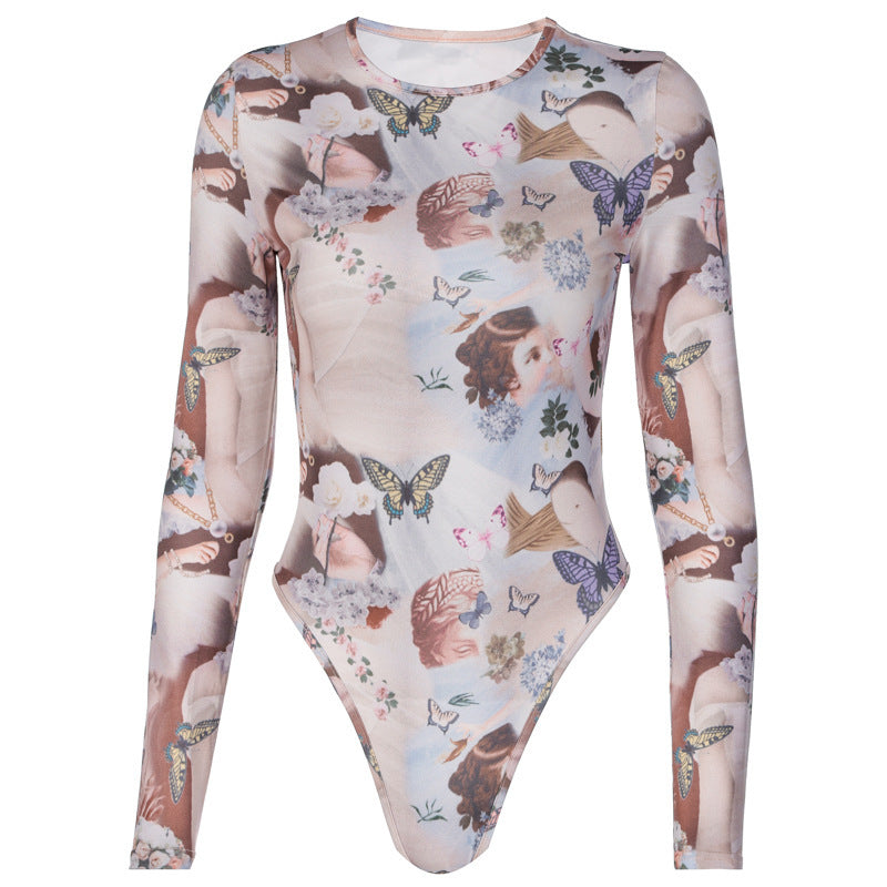 Sexy Long Sleeve Bodysuit