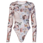 Sexy Long Sleeve Bodysuit