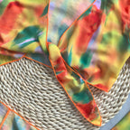 Printed Nylon Swimsuit Set For Beach And Pool With Sexy Tight Fit