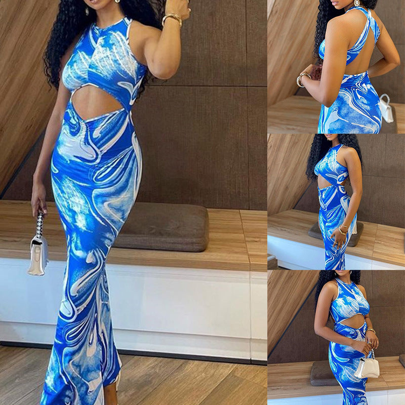 Sexy Summer Sleeveless Backless Party Dress