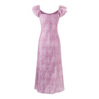 Jacquard Dress With High Waist A-Line