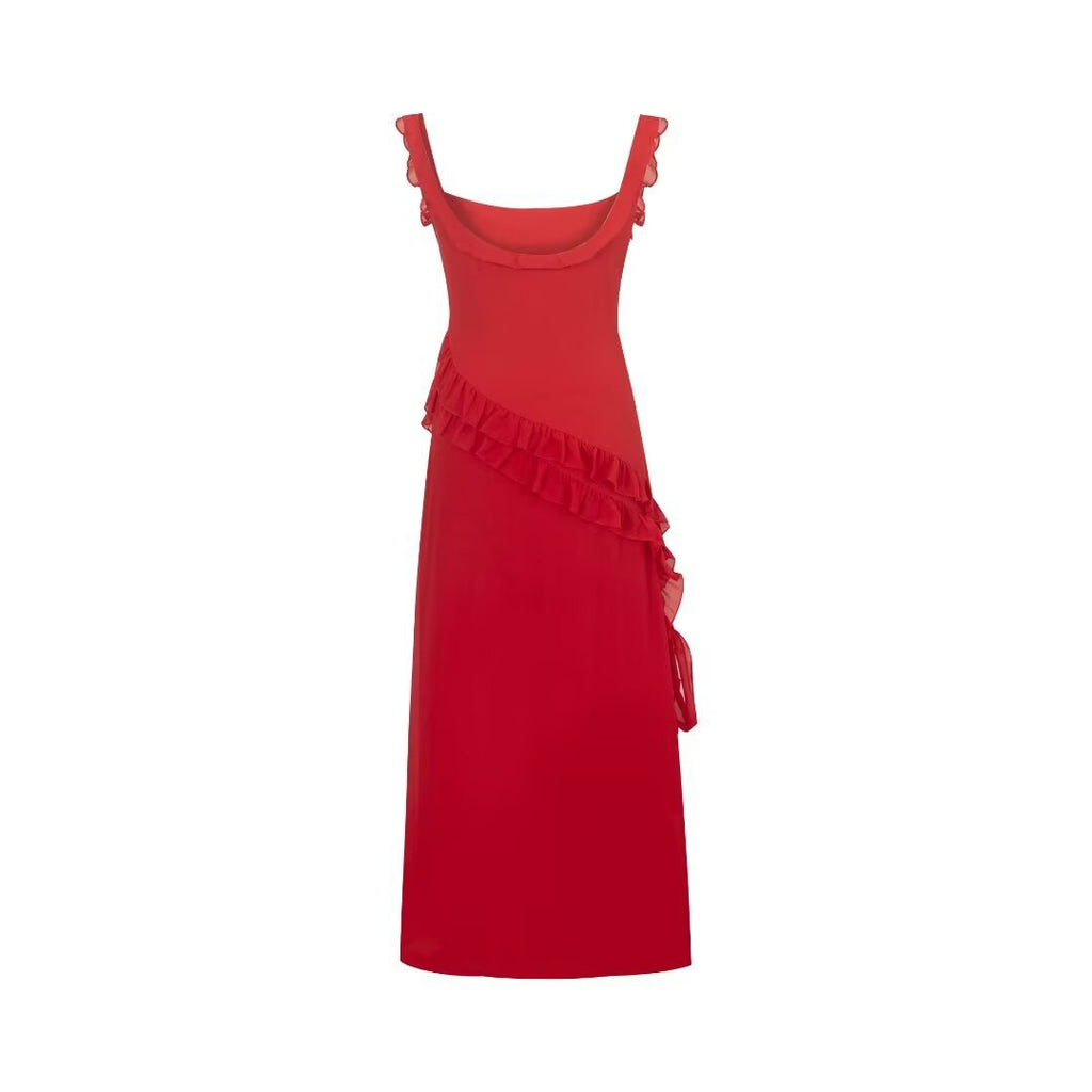 Asymmetric Skirt Dress