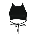 Wrapped Chest Lace Camisole Top With Sling Design And Round Neck Loose Fit Elegant Hollow Detailing
