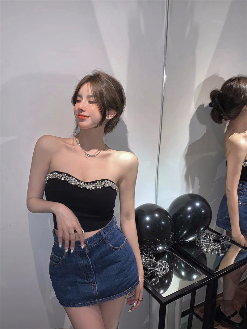 Backless Tube Top for Women