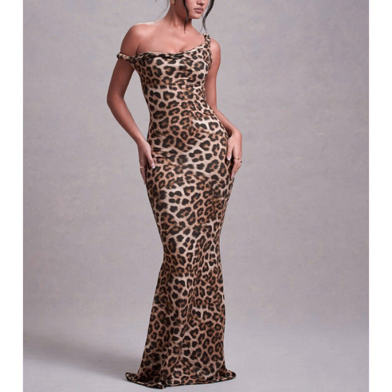 Print Summer Bodycon Dress With Strappy Bodice Chic Sundress