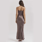 Slim Tube Top Long Sexy Fashion Bandeau Backless Party Evening Dresses