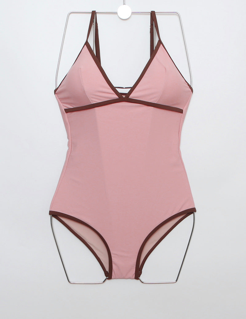 Chic Retro One-Piece Swimsuit