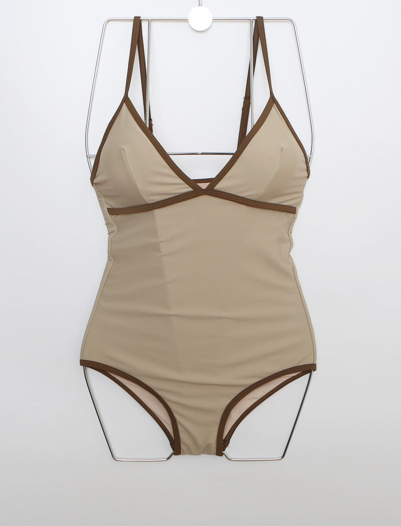 Chic Retro One-Piece Swimsuit