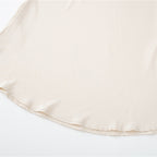 Women's Backless Satin Textured Dress