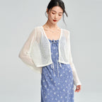 Spaghetti Strap Floral Print Dress In Gray And Blue With Long A Line