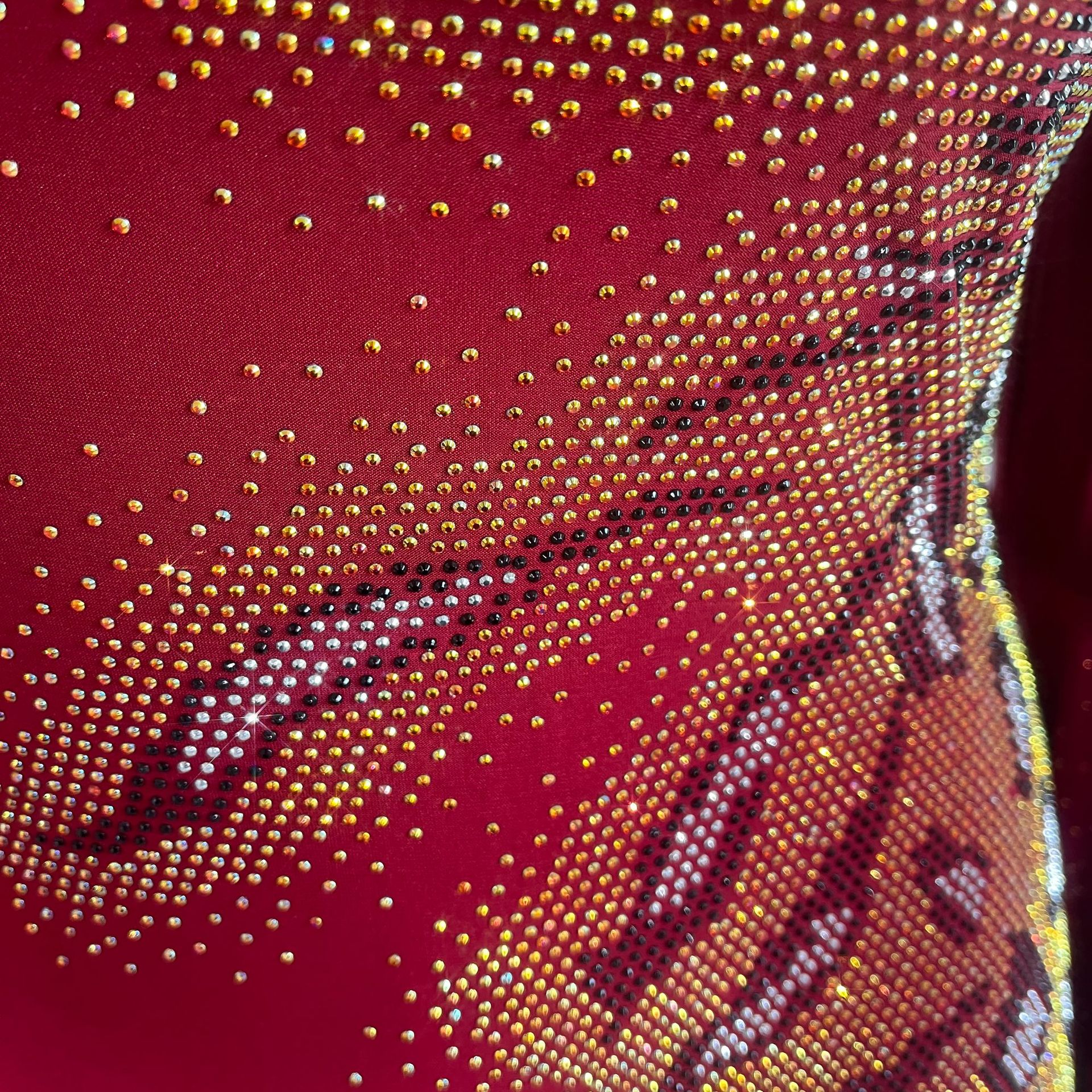 Red Novelty Design Tiger Spots Dress